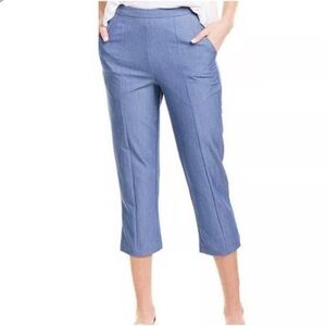 BCBG MaxAzria capri chambray pants